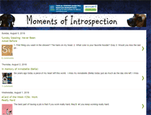 Tablet Screenshot of momentsofintrospection.com